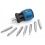 Stubby screwdriver 7 in 1 firm grip quick bit change tooltech