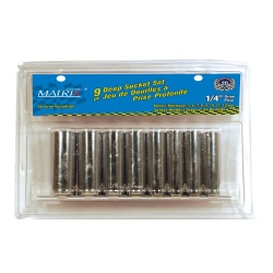 9pc 3/8 Deep Socket Set Metric"