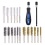 Pipe Cleaning Brushes Kit Hex Shank 1/4 inch 20PC