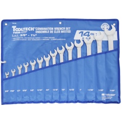 Combination Wrench Set Sae14 Pc 3/8 to 1.1/4cr-v