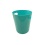 Plastic Wastebasket Aqua 7.5 x 9