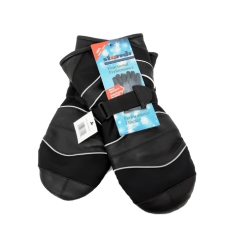 Snowmobile Mitts Large Black Performance Shock Absorber Sturrdi