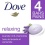 Dove Bar Soap 4 x 106g. Relaxing Lavender & Chamomile