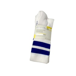 Socks Men's Crew 4pk. White Half Cushion Mesh Ventilation Bench