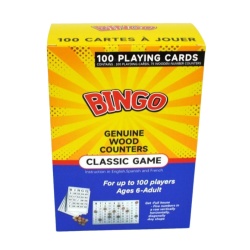 Bingo Classic Game W/100 Card, 75 Number