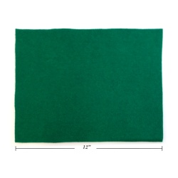 Acrylic Felt Sheet 9x12 Dark Green"