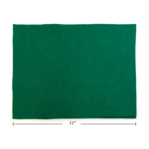 Acrylic Felt Sheet 9x12 Dark Green