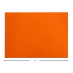 Acrylic Felt Sheet 9x12 Orange"