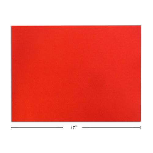 Acrylic Felt Sheet  9x12 Red