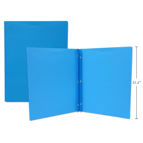 3 PRONG REPORT COVER LETTER SIZE, LIGHT BLUE
