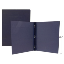 3 PRONG REPORT COVER, LETTER SIZE DARK BLUE 50