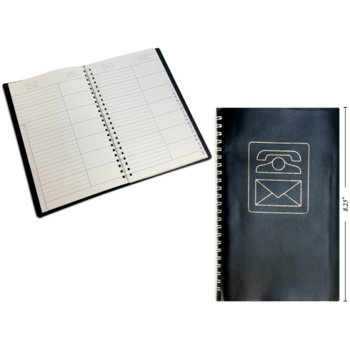 ADDRESS BOOK 5.5X8.5/48 SHEETS BLACK COVER