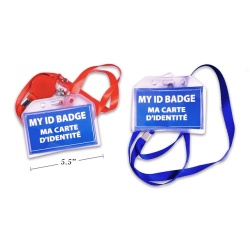 My ID Badge" Holder On Lanyard with Ext.Reel 5.3x8.8cm"