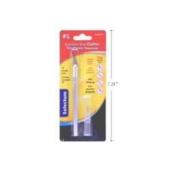 #1 PRECISION TRIM CUTTER, SILVER BARRELL W/CAP IDEAL FOR GRAPHIC ARTISTS AND DESIGNERS