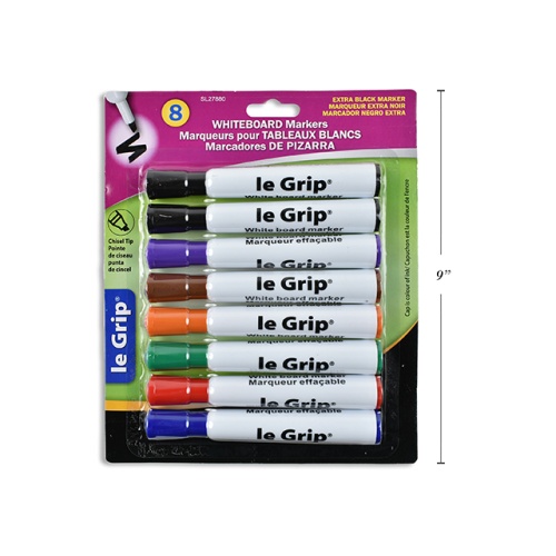 Dryerase Markers 8pk/Colours Blistered