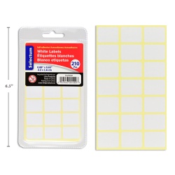 LABELS WHITE 5/8X7/8 210/DOUBLE BLISTER"