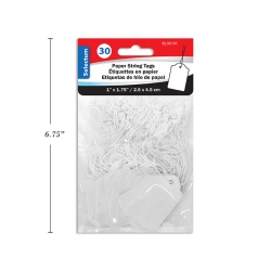 Paper String Tags  30 pkg. W/ hole
