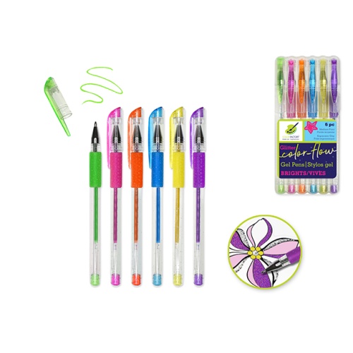 Glitter Gel Pens Brights Color-Flow