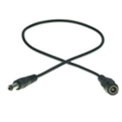 DC Power Extension Cable 10ft 22AWG 2.1x5.5mm Max 12vdc, 3A