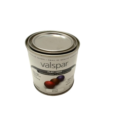 Half Pint Flat White Interior/Exterior Paint Valspar