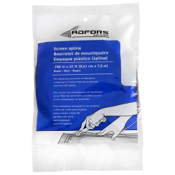 Spline .16 inch x 25 foot polyfoam