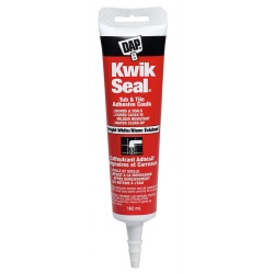 tub & tile caulk white 162ml kwik seal