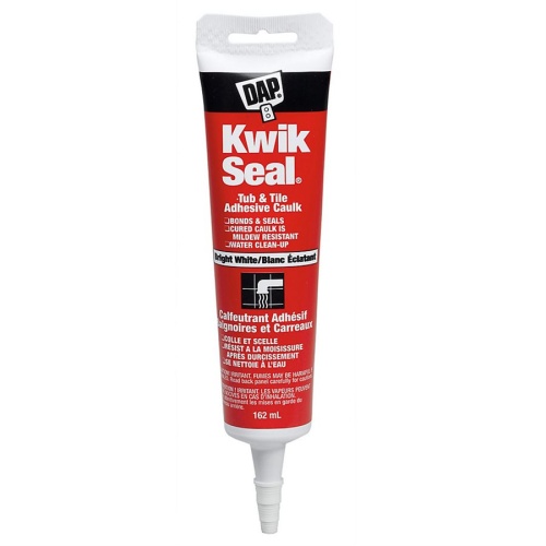 tub & tile caulk white 162ml kwik seal