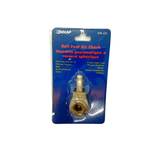 Ball Foot Air Chuck 1/4 Docap
