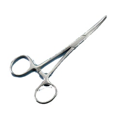 Forceps, Roch Pean, curved, 135mm (5.5), stainles"