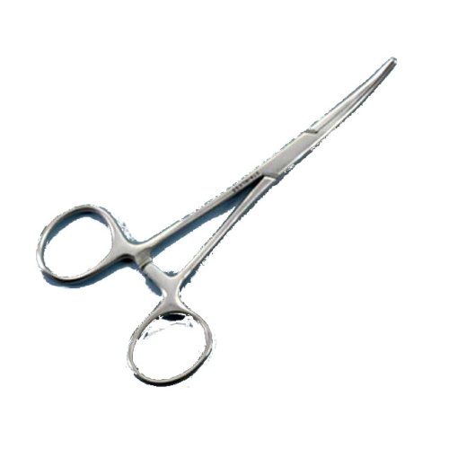 Forceps, Roch Pean, curved, 135mm (5.5), stainles