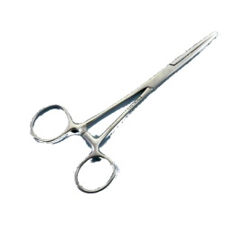 Forceps, Roch. Pean, straight, 135mm (5.5), stain"