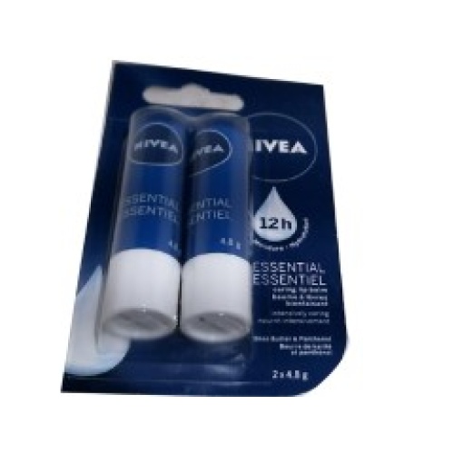 Lip Balm 4.8g. 2pk. Essential 12h Nivea