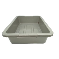 Grey Bus Tray 20 x 15" x 5" Plastic"