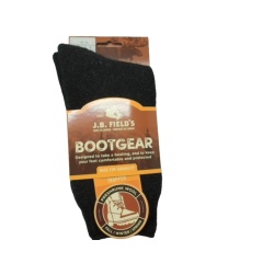 Work Socks Men's Bootgear Black Trapper