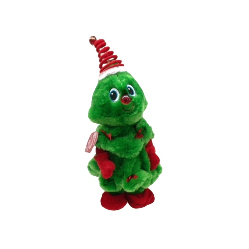 Animated Plush Christmas Tree Sings & Lights Up Holiday Time