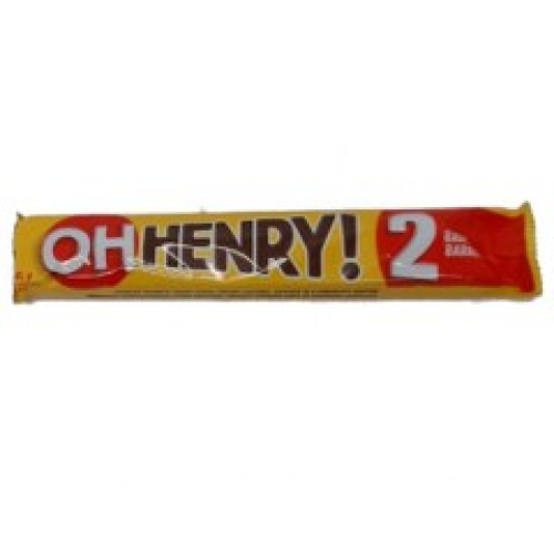 Oh Henry! Chocolate Bar 2 x 42.5g. 85g. Total