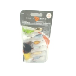 Spinner Assortment 6pk. Assorted Colours South Bend