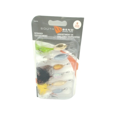Spinner Assortment 6pk. Assorted Colours South Bend