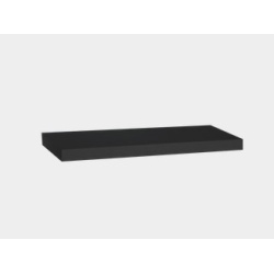 Large Floating Shelf - 80cm/31.5- Black"