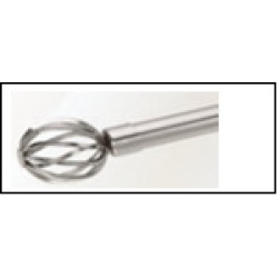 curtain rod Silver extendable round  twisted  "3/4" diam ,84'' x 156 inch"