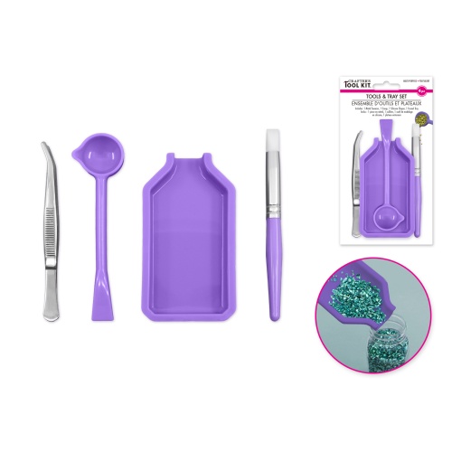 Crafter's Toolkit 4pc Tool & Tray Set