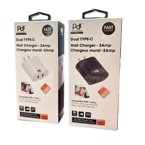 Charger Dual USB Type-C PDI
