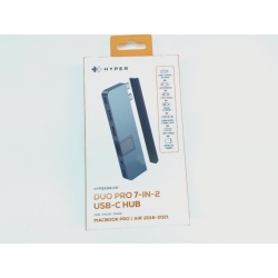 Hyperdrive Duo Pro 7-In-2 USB-C Hub For Macbook Pro Hyper