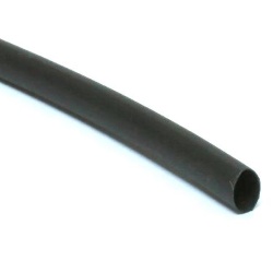 Heat Shrink 1/4 1 Meter Black"