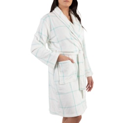 Micro Flannel Bath Robe Xs/s White