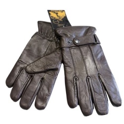 Men's Lamb Skin Gloves w/ Enclosure Button