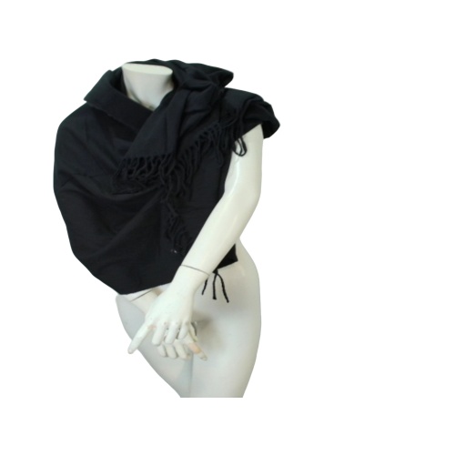 Pashmina Style Scarf Black