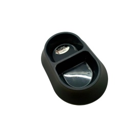 Divided Pet Dish Bowl 1500mL Plastic Animooos!