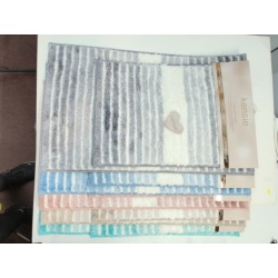 2pc. Bath Rugs 17 x 24" & 20" x 32" Ass't Colours Kensie"