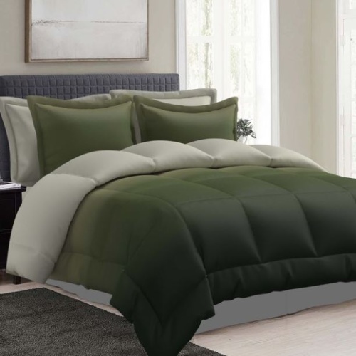 3pc Comforter Set King Parker Green